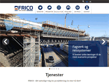 Tablet Screenshot of fricogroup.no